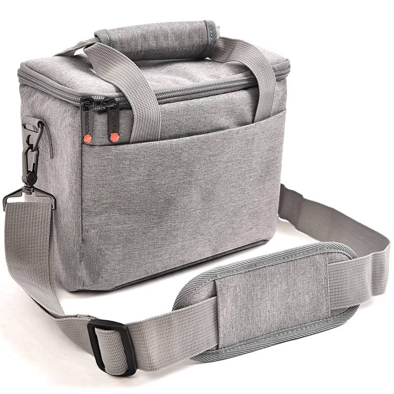 Kameratasche Slr Kameratasche Slr Fototasche Für Spiegelreflexkameras Kompatibler Objektivblitz Damen Grau ONE SIZE von Only-bags.store