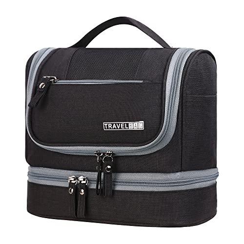 Kulturtasche, Kulturbeutel, Tragbare Wasserdichte Kosmetiktasche, Reisetasche Unisex Schwarz ONE SIZE von Only-bags.store