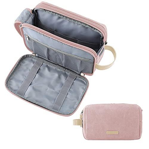 Kulturtasche, Reisetasche Kosmetiktasche Mit Doppelter Reißverschlussöffnung, Großer Stauraum, 5l Unisex Pink ONE SIZE von Only-bags.store