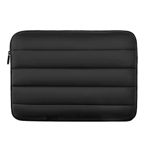 Laptophülle Tasche, Zoll Tsa Laptoptasche Schutzhülle Wasserdicht Mit 4-lagigem Schutz, Laptophülle Für Macbook, Hp, Dell, Lenovo, Asus Notebook Damen Schwarz ONE SIZE von Only-bags.store