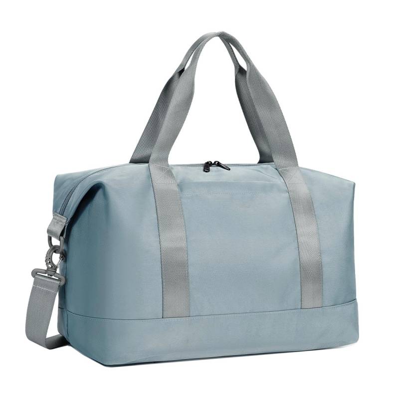 Reisetasche Handgepäck Groß, Für Easyjet Faltbare Handgepäcktasche Für Flugzeug, Sporttasche Mit Abnehmbarem Nassbeutel Damen Grau ONE SIZE von Only-bags.store