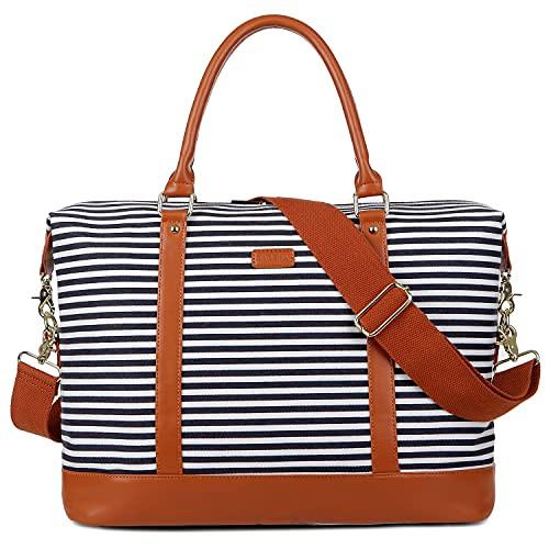 Reisetaschen Leder Wasserdicht Canvas Weekender Tasche Damen Multicolor ONE SIZE von Only-bags.store