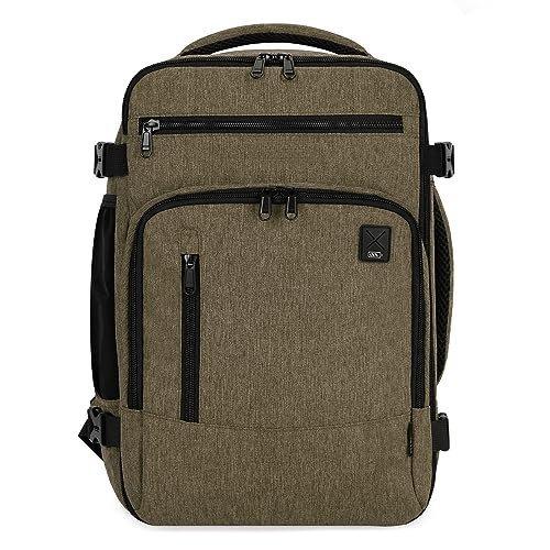 Rucksack 40 X 20 X 25 Cm Für Ryanair Flugzeug Reise Rucksack Handgepäck Laptop Tagesrucksäcke Pet Recycled Umweltfreundlicher Rucksack Wasserdicht Unter Sitz 20 L Klein, Braun Herren Braun ONE SIZE von Only-bags.store