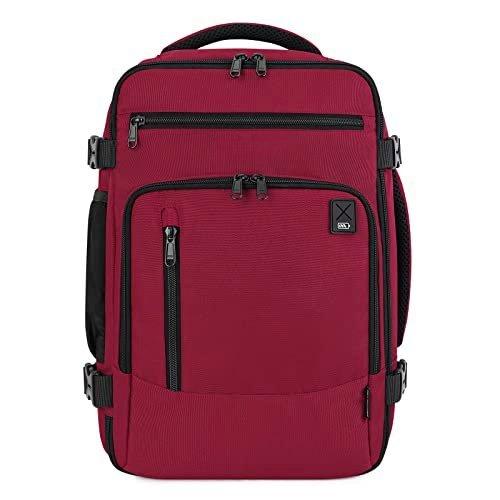 Rucksack 40 X 20 X 25 Cm Für Ryanair Flugzeug Reiserucksack Handgepäck Laptop Tagesrucksäcke Pet Recycled Umweltfreundlicher Rucksack Wasserdicht Unter Sitz 20 L Herren Rot ONE SIZE von Only-bags.store