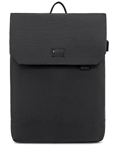 Rucksack Klein, 14 Zoll Laptop Rucksack Mit Usb Ladeanschluss & Laptopfach, Kleiner Wasserdicht Damen Schwarz ONE SIZE von Only-bags.store