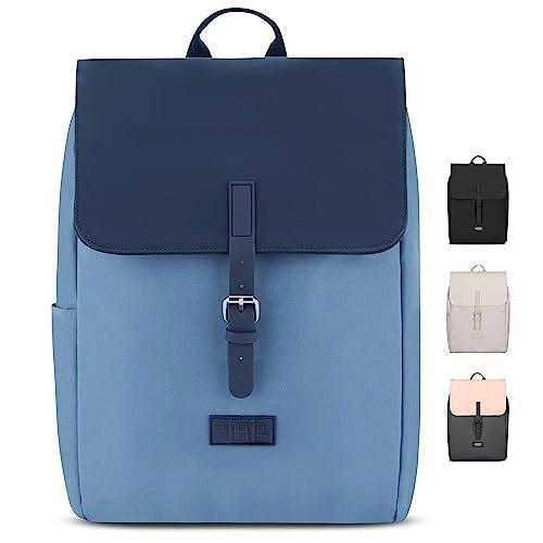 Rucksack Klein Blau - Ida - Kleiner Rucksack Für Freizeit, Uni Oder City - Mit Laptop Fach (bis 13 Herren Blau ONE SIZE von Only-bags.store