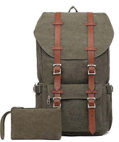 Rucksack Studenten 17-zoll-rucksack Für 15" Notebook Casual Daypacks Student Tasche Für Wandern Herren Braun ONE SIZE von Only-bags.store