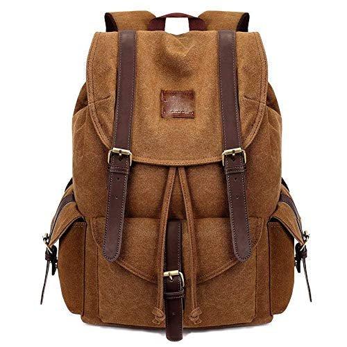 Schulrucksack Wanderrucksack Reisetasche Laptoprucksack Outdoor Sport Freizeit Daypacks Herren Braun ONE SIZE von Only-bags.store