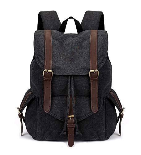 Schulrucksack Wanderrucksack Reisetasche Laptoprucksack Outdoor Sport Freizeit Daypacks Herren Schwarz ONE SIZE von Only-bags.store