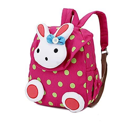 Süße Kaninchen Babyrucksack Kinderrucksack Für Baby Kleinkinder 1-3 Jahre Im Kindergarten Rosenrot Herren Pink ONE SIZE von Only-bags.store