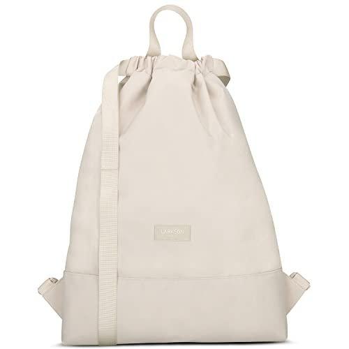 Turnbeutel Beige - No 7 - Rucksack Für Sport Und Festival - Beutel Rucksack Klein Mit Innentasche - Herren Beige ONE SIZE von Only-bags.store