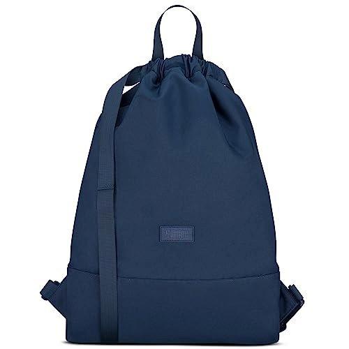 Only-bags.store - Turnbeutel Dunkelblau No 7 Rucksack für Sport und Festival Beutel Klein mit, Herren, Blau, One Size von Only-bags.store