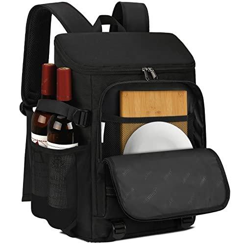 Wasserdichten Isoliert Kühltasche Groß Picknickrucksäcke Leicht Lunch Tasche Rucksäcke Cooler Bag Für Camping Bbq Wandern Picknick Damen Multicolor ONE SIZE von Only-bags.store