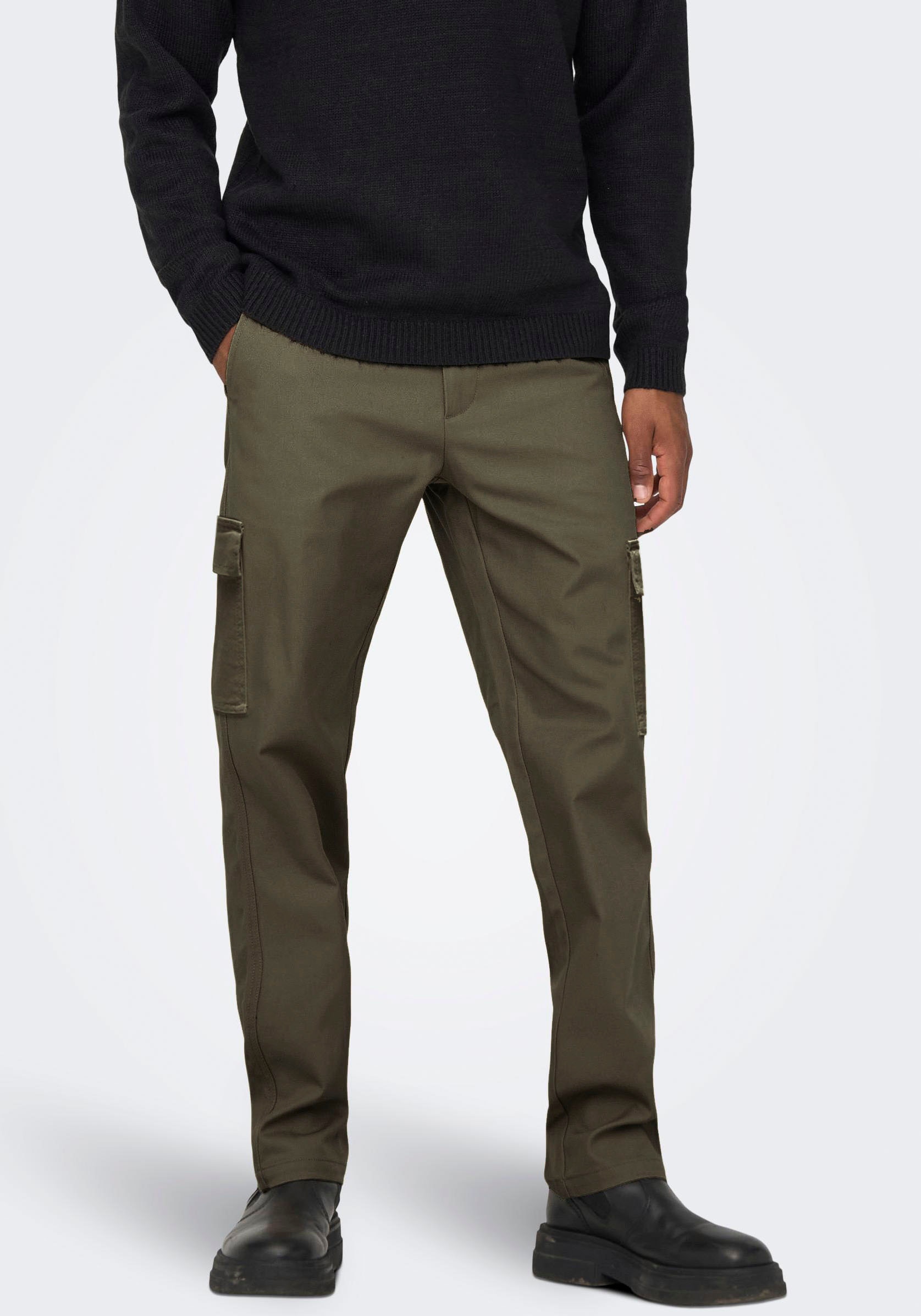 ONLY & SONS Cargohose »ONSEDGE-ED CARGO LOOSE PANT« von Only & Sons