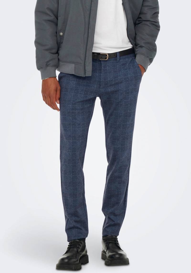 ONLY & SONS Chinohose »MARK CHECK PANTS« von Only & Sons