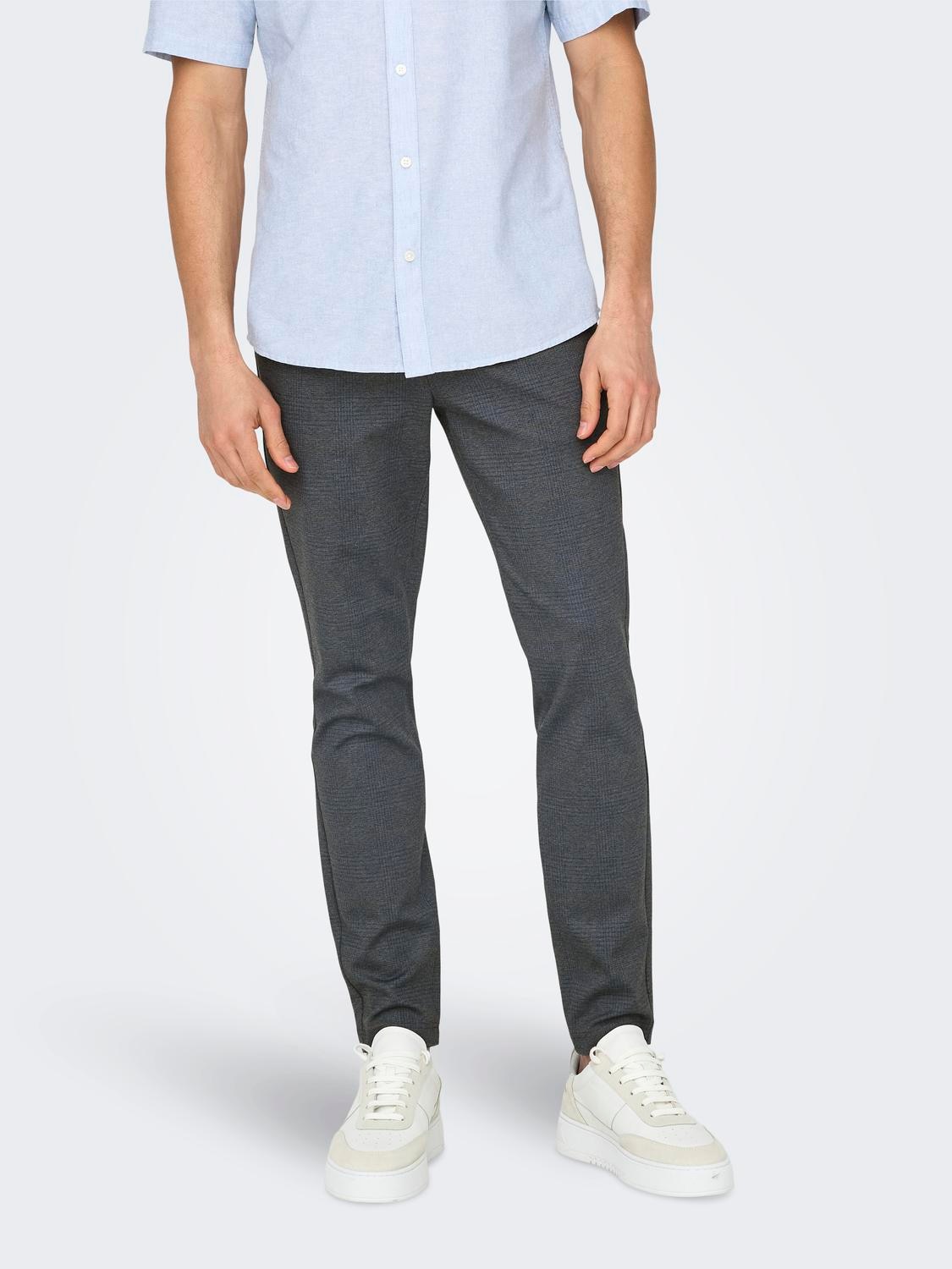 ONLY & SONS Chinohose »ONSMARK SLIM CHECK 020920 PANT NOOS« von Only & Sons