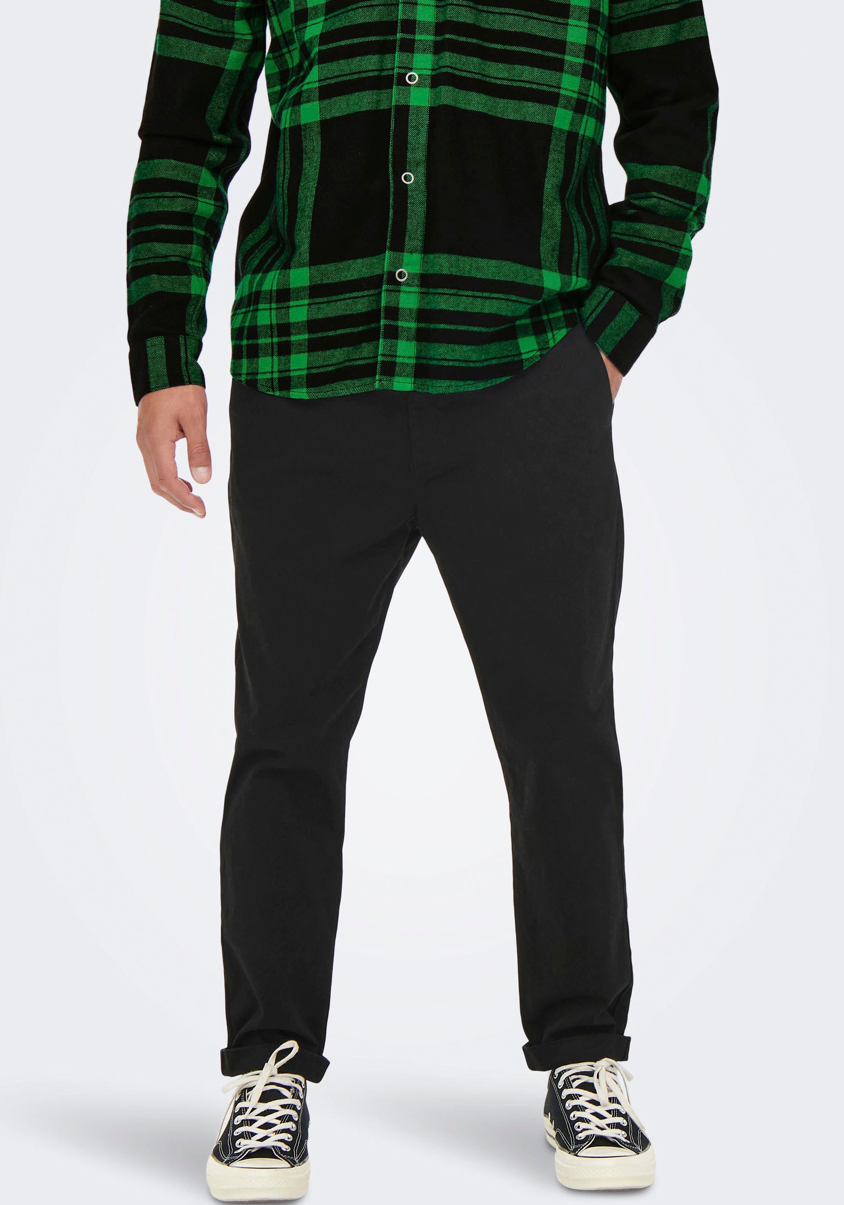 ONLY & SONS Chinohose »OS ONSKENT CROPPED CHINO« ONLY & SONS Chinohose »OS ONSKENT CROPPED CHINO« von Only & Sons