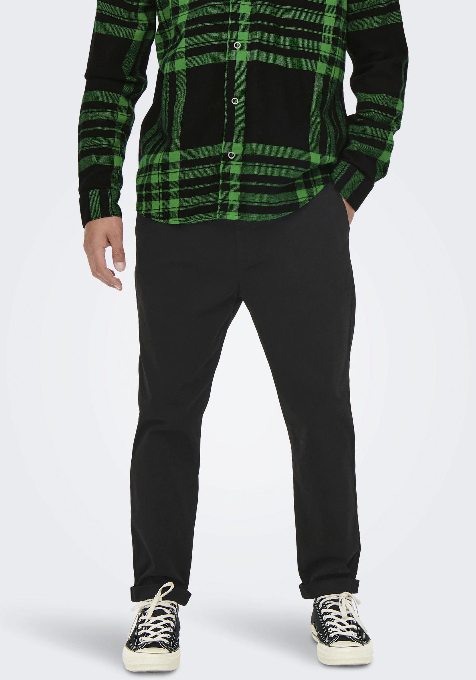 ONLY & SONS Chinohose »OS ONSKENT CROPPED CHINO« ONLY & SONS Chinohose »OS ONSKENT CROPPED CHINO« von Only & Sons