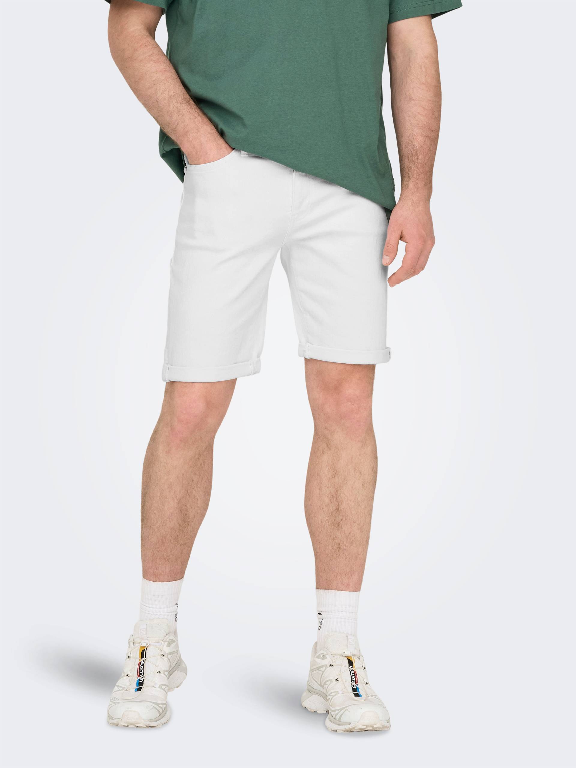 ONLY & SONS Jeansshorts »ONSPLY LIGHT BLUE 5189 SHORTS DNM NOOS« von Only & Sons