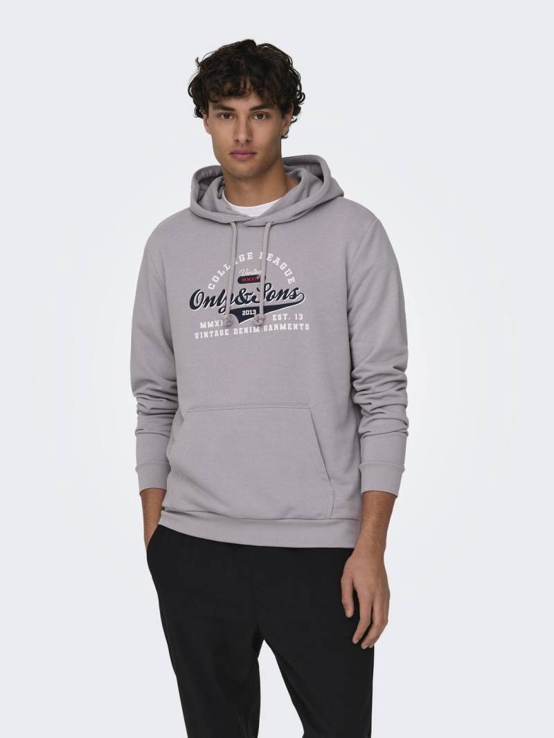 ONLY & SONS Kapuzensweatshirt »ONSLENNY REG VINTAGE PRINT HOOD SWEAT« von Only & Sons