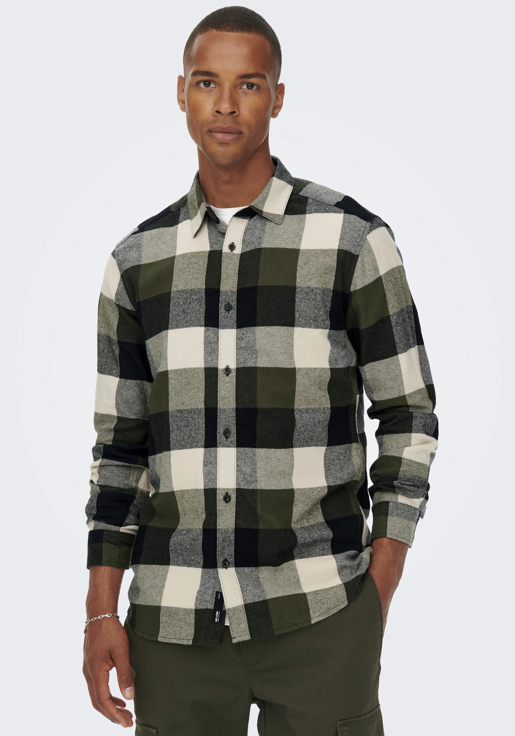 ONLY & SONS Karohemd »GUDMUND LIFE LS 3T CHECK SHIRT« von Only & Sons