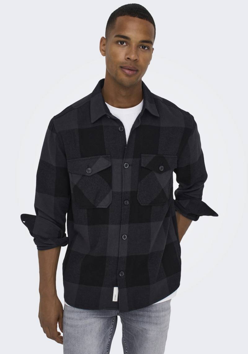 ONLY & SONS Karohemd »MILO LIFE CHECK OVERSHIRT« von Only & Sons