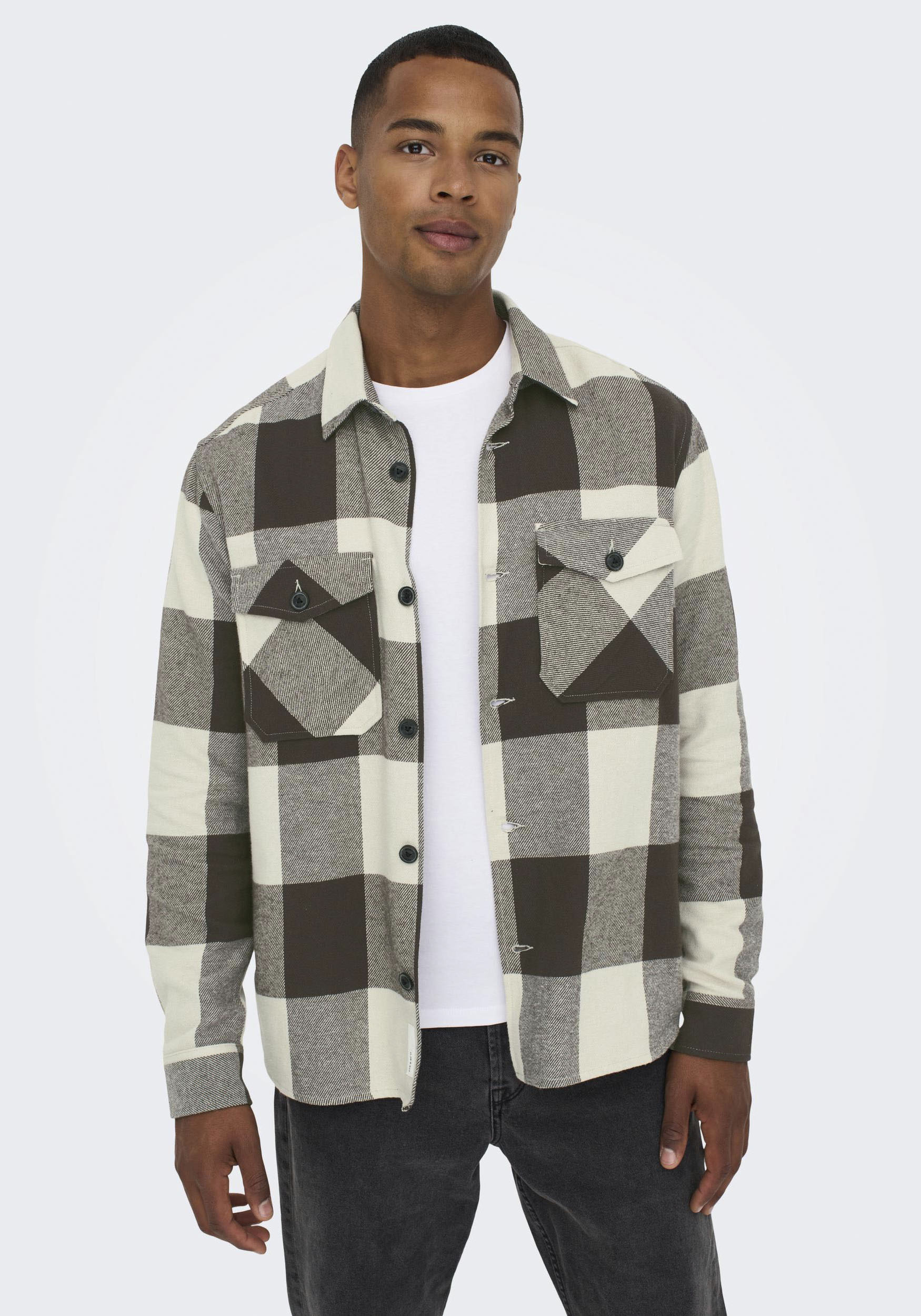 ONLY & SONS Karohemd »MILO LIFE CHECK OVERSHIRT« ONLY & SONS Karohemd »MILO LIFE CHECK OVERSHIRT« von Only & Sons