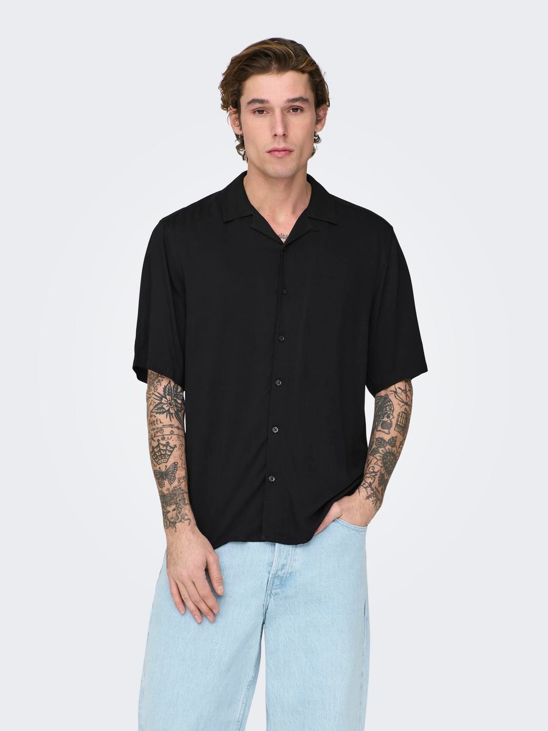 ONLY & SONS Kurzarmhemd »ONSDASH LIFE REG VISC RES SS SHIRT« ONLY & SONS Kurzarmhemd »ONSDASH LIFE REG VISC RES SS SHIRT« von Only & Sons