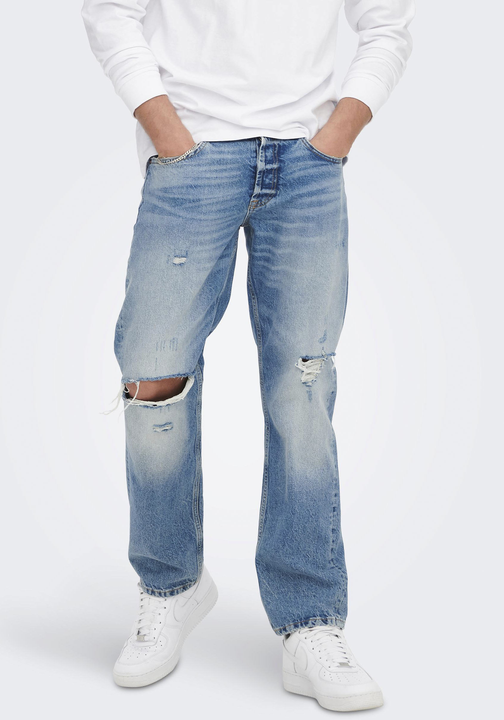 ONLY & SONS Loose-fit-Jeans »ONSEDGE LOOSE« von Only & Sons