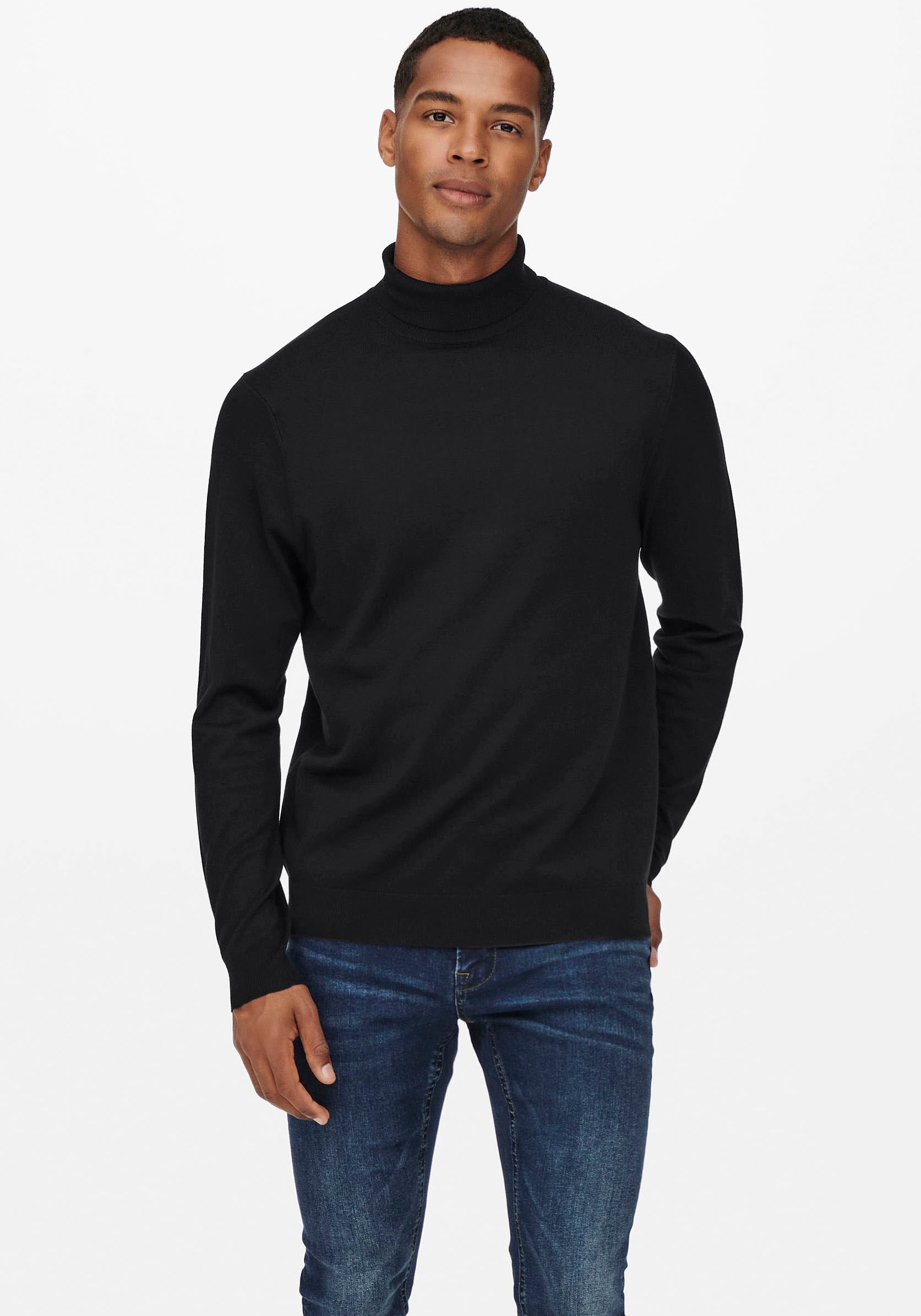 ONLY & SONS Rollkragenpullover »ONSWYLER LIFE REG ROLL NECK KNIT NOOS« ONLY & SONS Rollkragenpullover »ONSWYLER LIFE REG ROLL NECK KNIT NOOS« von Only & Sons