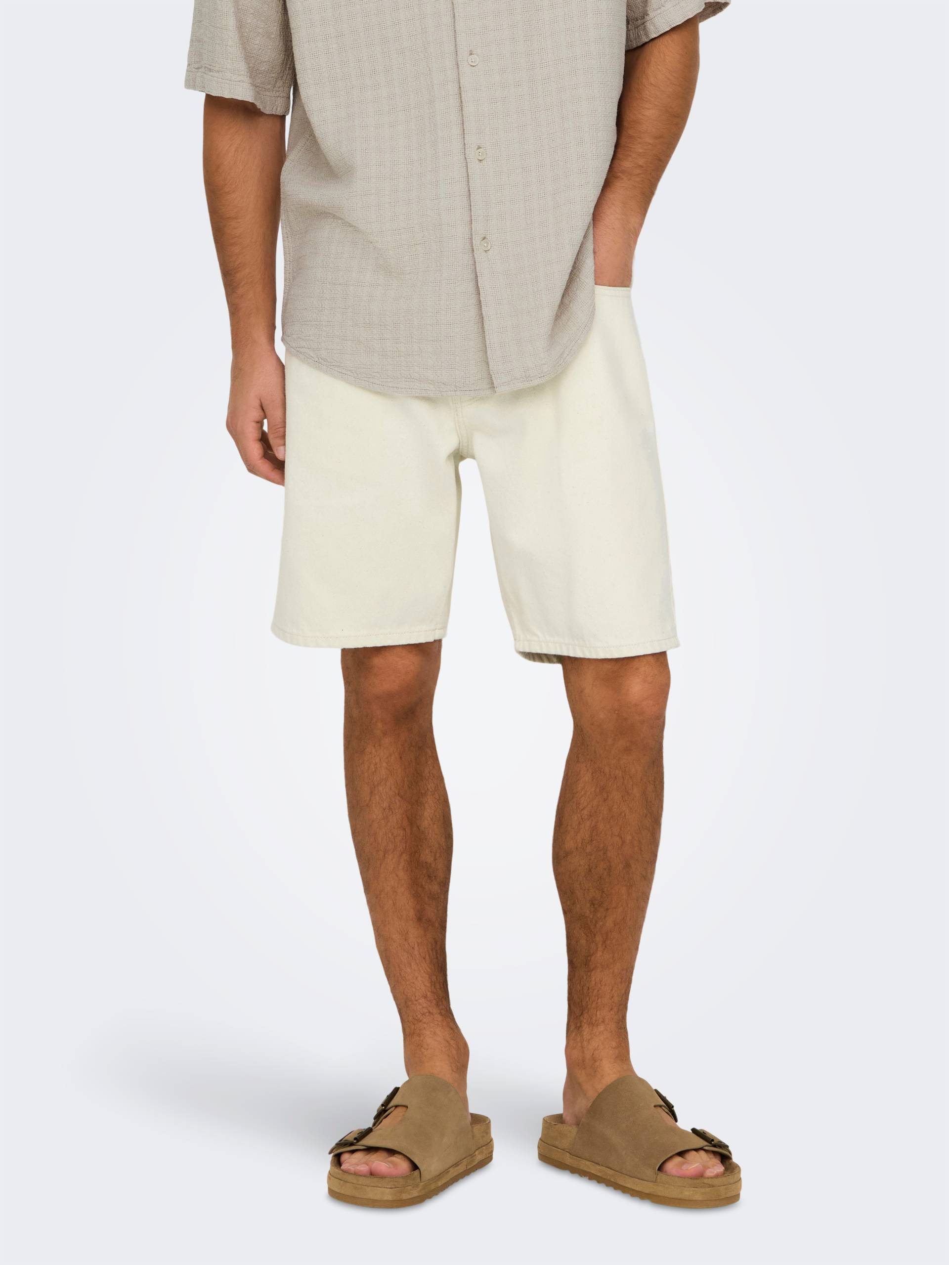 ONLY & SONS Shorts »ONSEDGE ECRU 2044 PIM DNM SHORTS« ONLY & SONS Shorts »ONSEDGE ECRU 2044 PIM DNM SHORTS« von Only & Sons