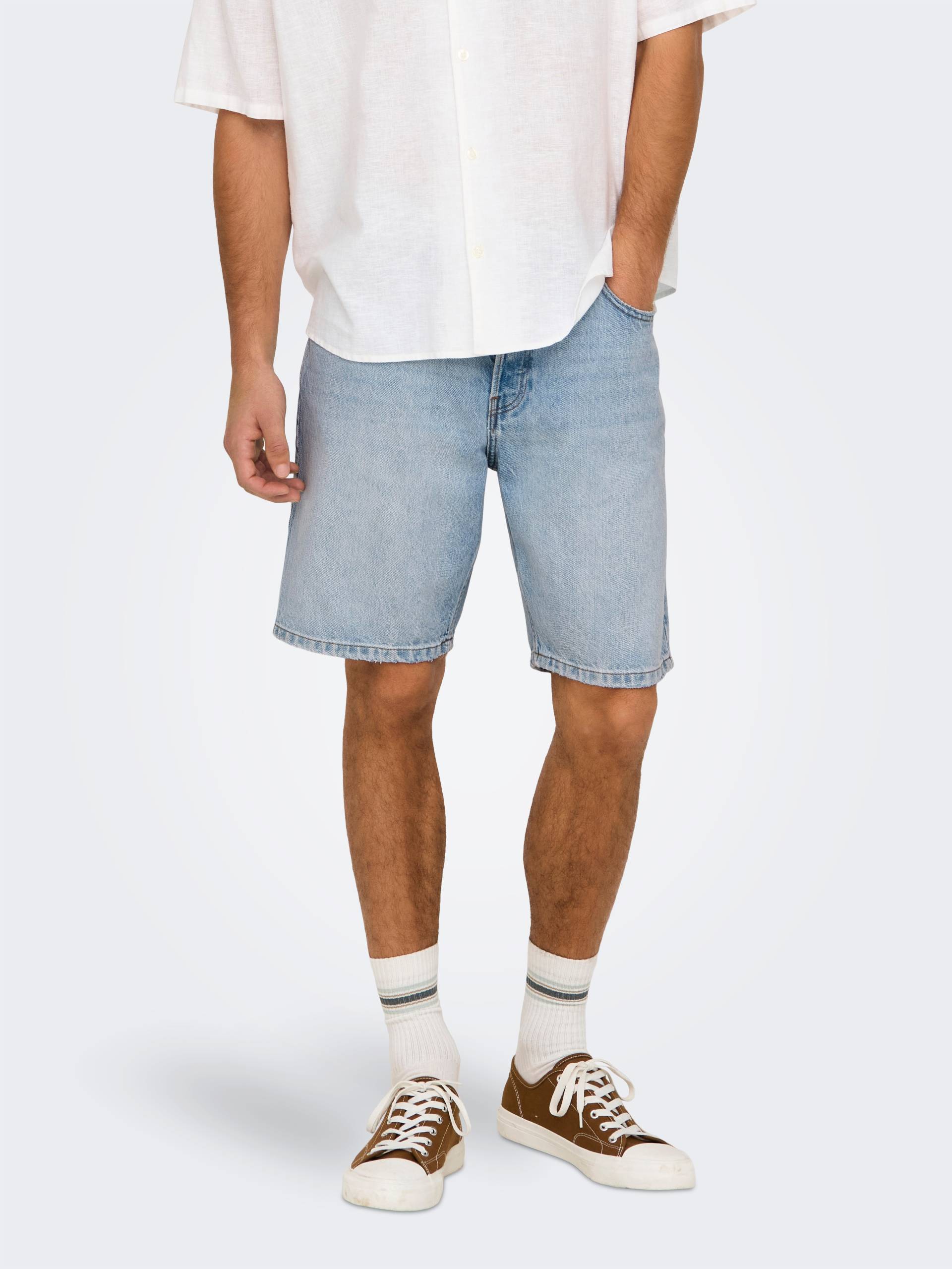 ONLY & SONS Shorts »ONSEDGE LB 2041 AZG DNM SHORTS« ONLY & SONS Shorts »ONSEDGE LB 2041 AZG DNM SHORTS« von Only & Sons