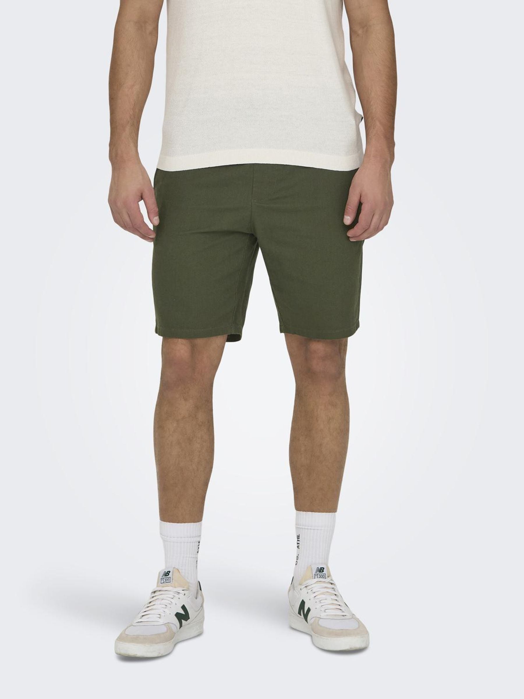 ONLY & SONS Shorts »ONSLINUS 0007 COT LIN SHORTS NOOS« von Only & Sons