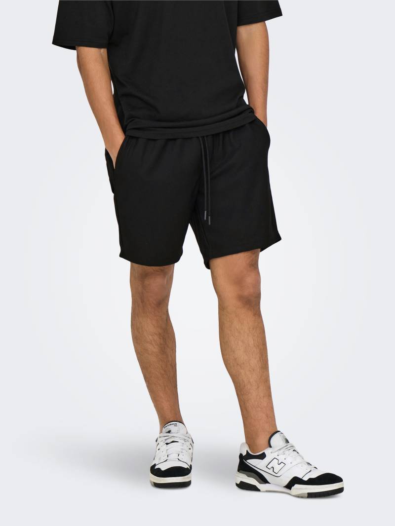 ONLY & SONS Shorts »ONSTEL LIFE PLIZZE SHORTS NOOS« von Only & Sons