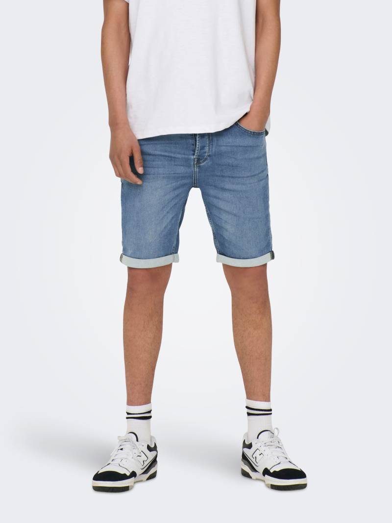 ONLY & SONS Jeansshorts »ONSPLY LIGHT BLUE 5189 SHORTS DNM NOOS« von Only & Sons