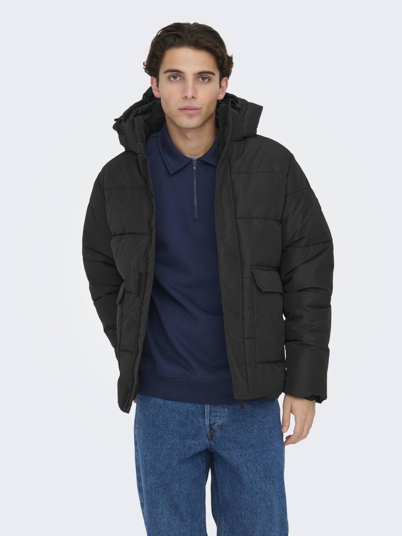 ONLY & SONS Steppjacke »ONSCARL LIFE QUILTED JACKET NOOS OTW«, mit Kapuze von Only & Sons