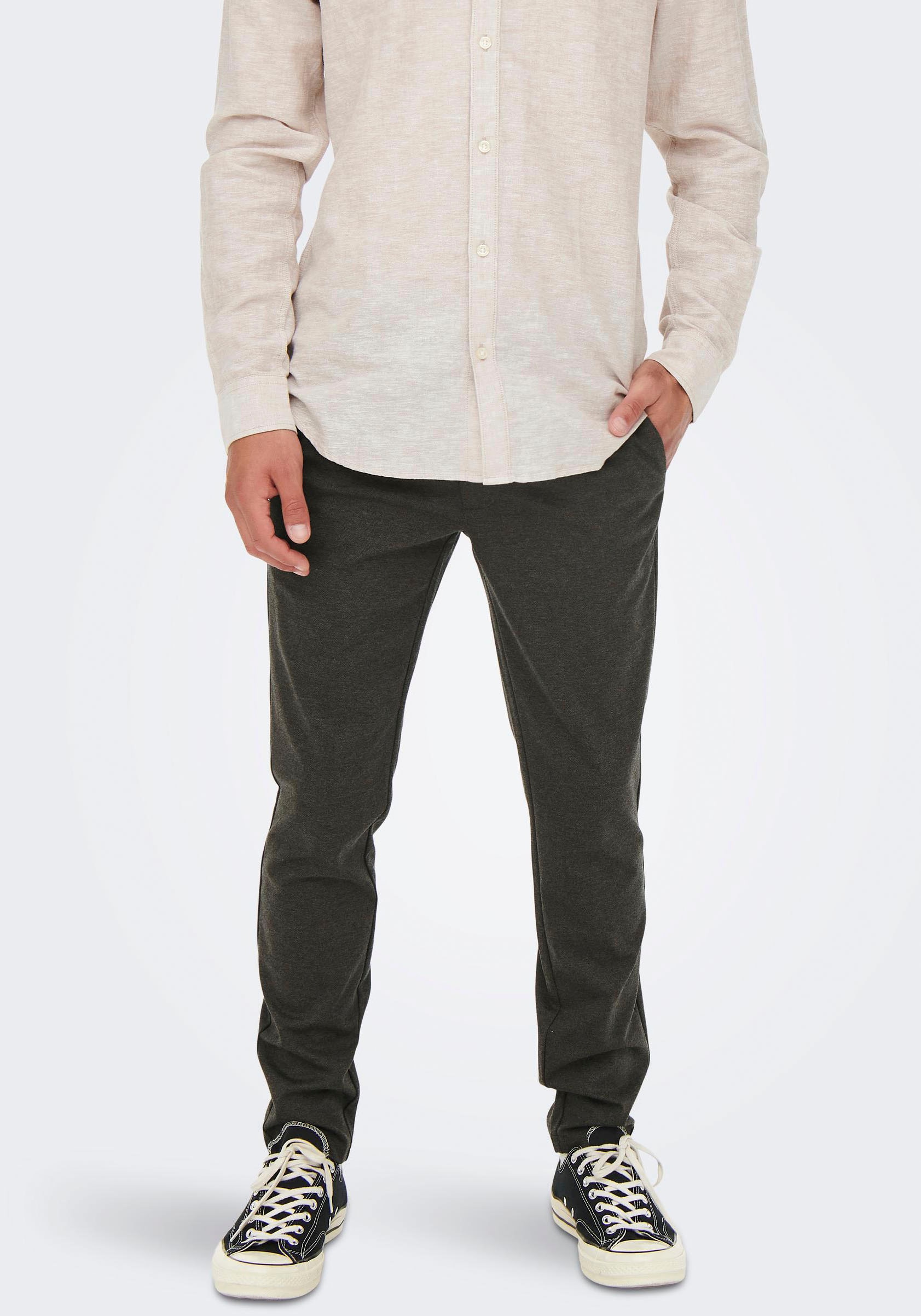ONLY & SONS Stoffhose, mit leichtem Strukturmuster ONLY & SONS Stoffhose, mit leichtem Strukturmuster von Only & Sons