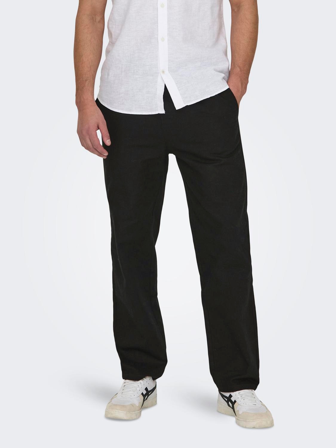 ONLY & SONS Trainingshose »ONSSINUS LOOSE 0007 COT LIN PANT NOOS« ONLY & SONS Trainingshose »ONSSINUS LOOSE 0007 COT LIN PANT NOOS« von Only & Sons