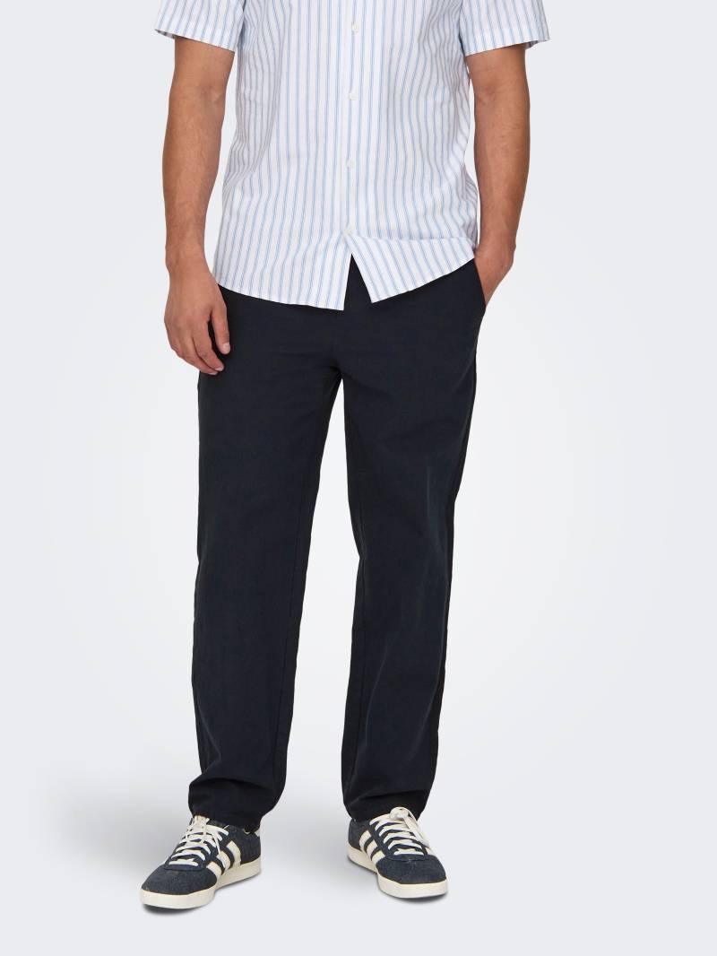 ONLY & SONS Trainingshose »ONSSINUS LOOSE 0007 COT LIN PANT NOOS« von Only & Sons