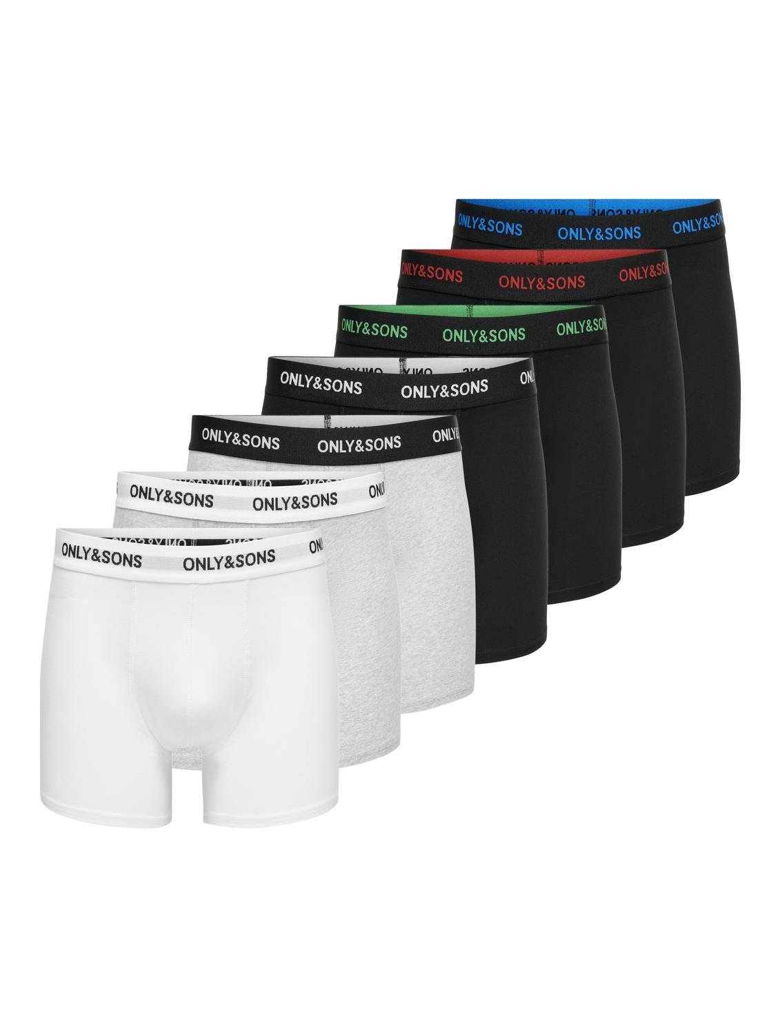 ONLY & SONS Trunk »ONSFITZ SOLID BLACK TRUNK 7-PACK NOOS«, (Packung, 7 St.) von Only & Sons