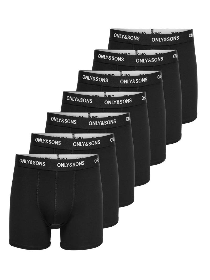 ONLY & SONS Trunk »ONSFITZ SOLID BLACK TRUNK 7-PACK NOOS«, (Packung, 7 St.) von Only & Sons