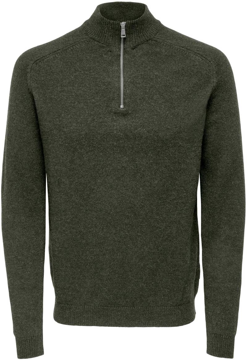 ONLY & SONS Wollpullover, mit Reissverschluss von Only & Sons