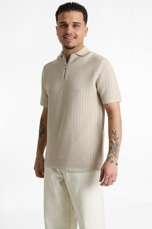 Only & Sons ONSDOMI Strick Poloshirt | Silver Lining | Herren | XL Only & Sons ONSDOMI Strick Poloshirt | Silver Lining | Herren | XL von Only & Sons