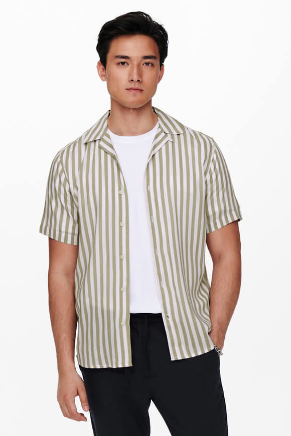 Only & Sons ONSWAYNE Hemd | Chinchilla + White | Herren | XL Only & Sons ONSWAYNE Hemd | Chinchilla + White | Herren | XL von Only & Sons