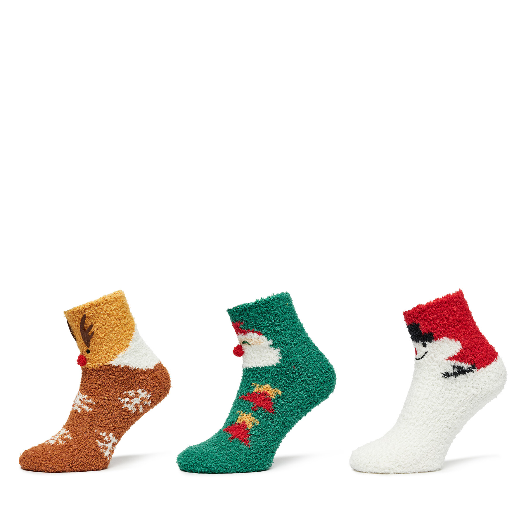 3er-Set hohe Damensocken ONLY Christmas 15327608 Bunt von Only