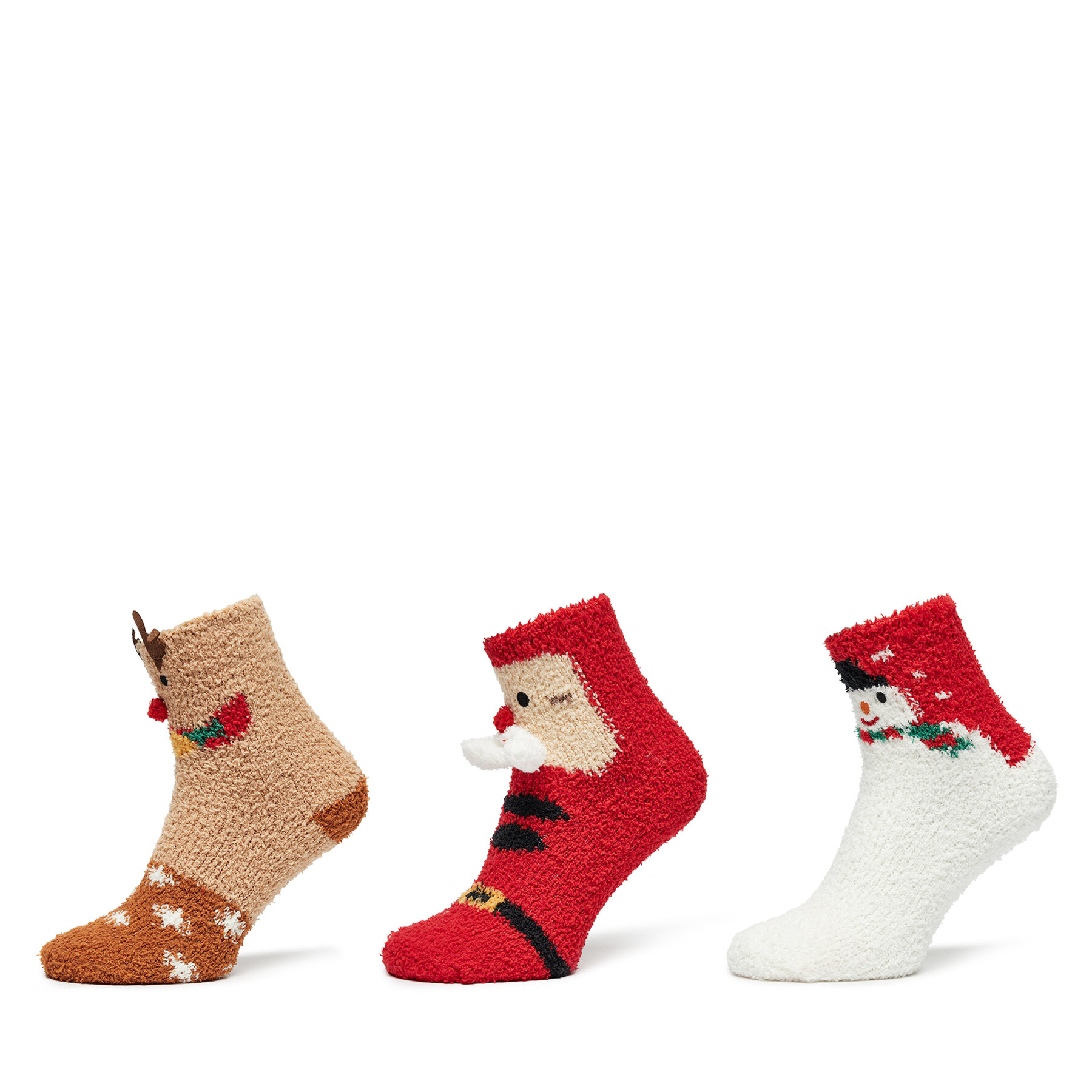 3er-Set hohe Damensocken ONLY Christmas 15327608 Bunt von Only