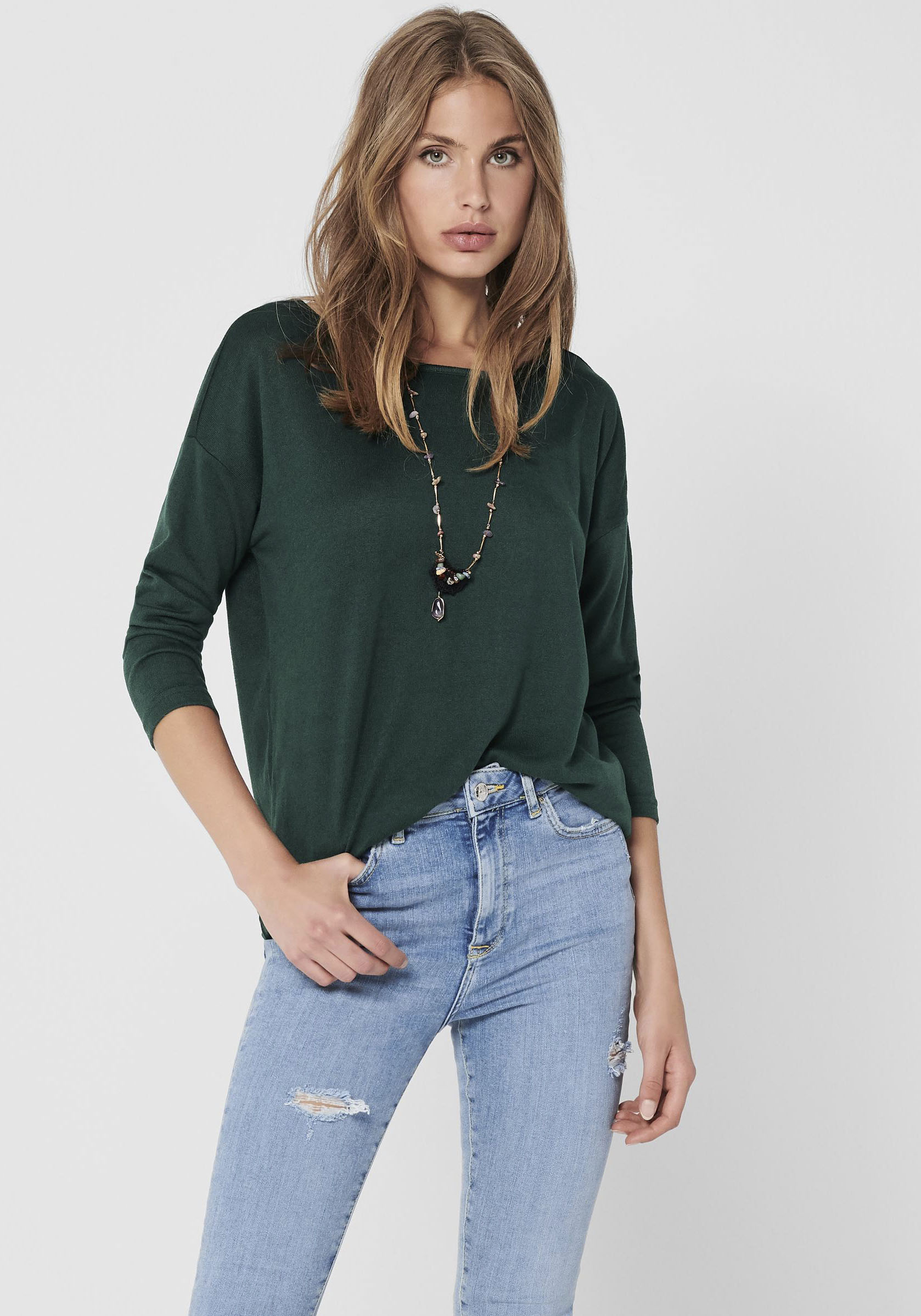 ONLY 3/4-Arm-Shirt »ONLELCOS 4/5 SOLID TOP« ONLY 3/4-Arm-Shirt »ONLELCOS 4/5 SOLID TOP« von Only