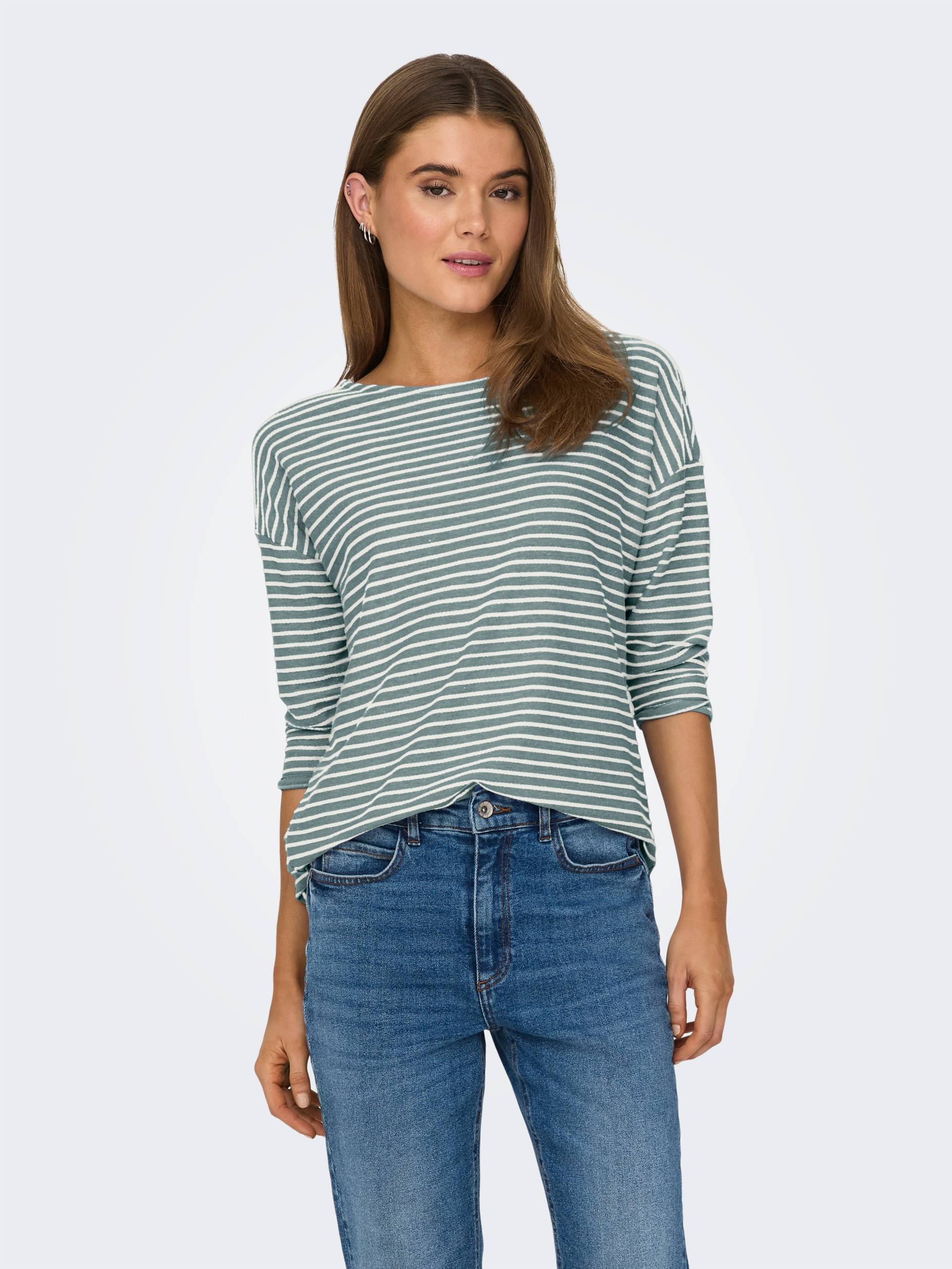 ONLY 3/4-Arm-Shirt »ONLELLY 3/4 BOATNECK TOP JRS« ONLY 3/4-Arm-Shirt »ONLELLY 3/4 BOATNECK TOP JRS« von Only