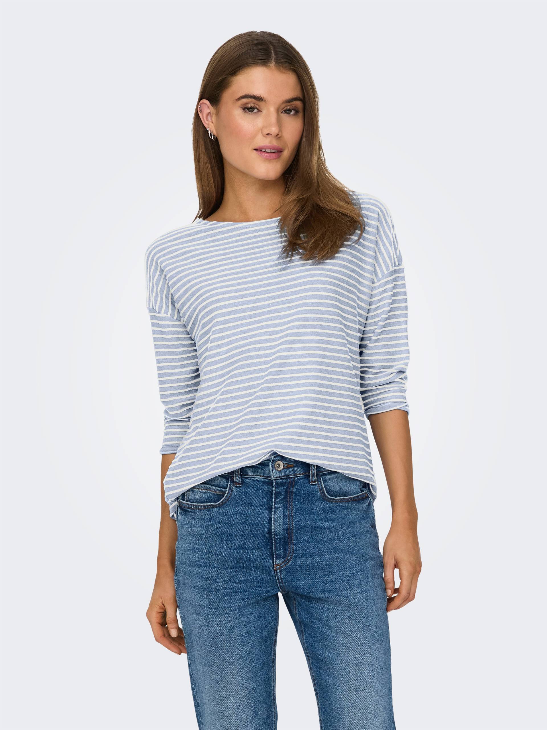 ONLY 3/4-Arm-Shirt »ONLELLY 3/4 BOATNECK TOP JRS« ONLY 3/4-Arm-Shirt »ONLELLY 3/4 BOATNECK TOP JRS« von Only