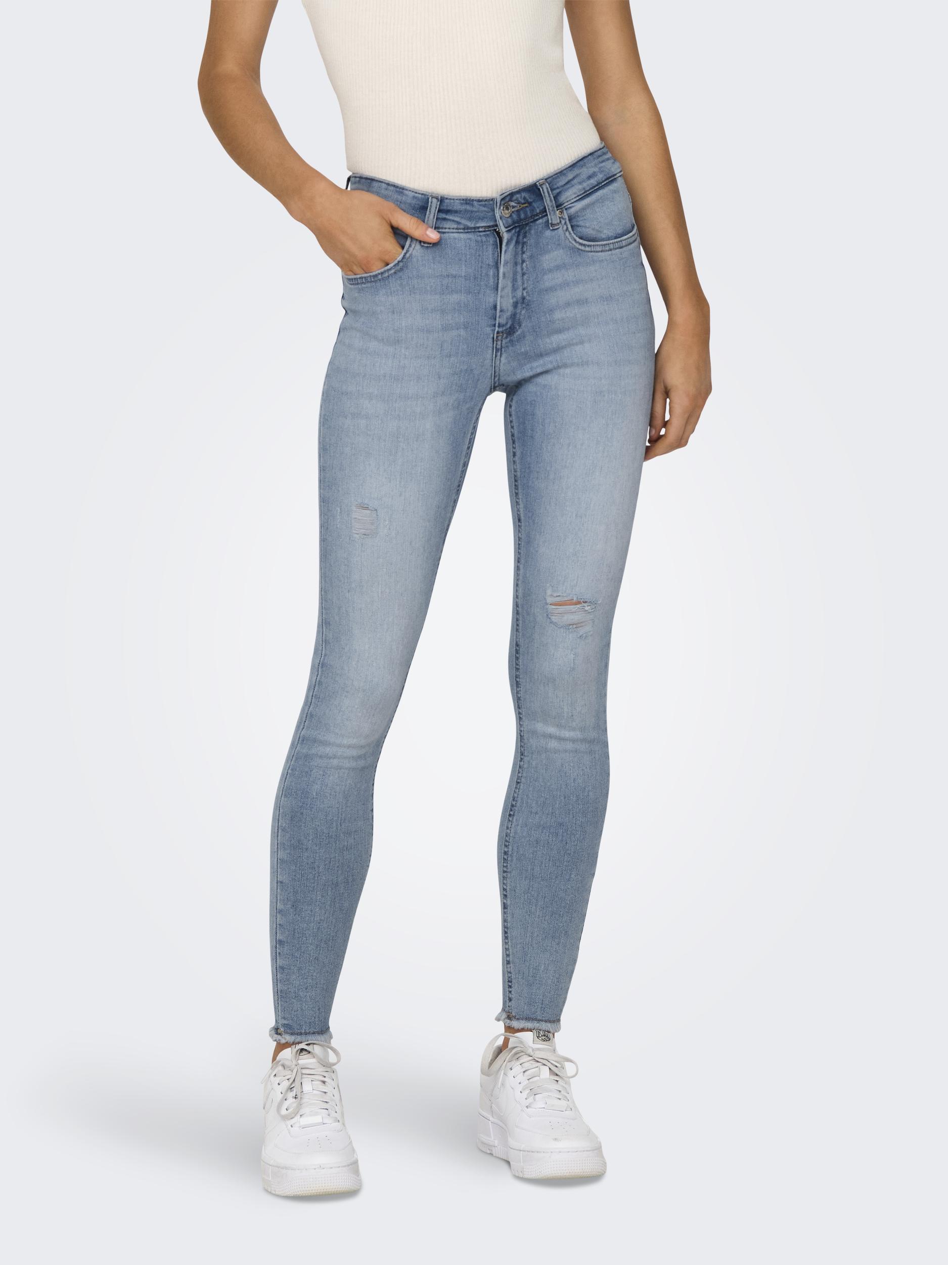 ONLY Ankle-Jeans »ONLBLUSH MID SK AK RW DS DNM REA685 NOOS« ONLY Ankle-Jeans »ONLBLUSH MID SK AK RW DS DNM REA685 NOOS« von Only